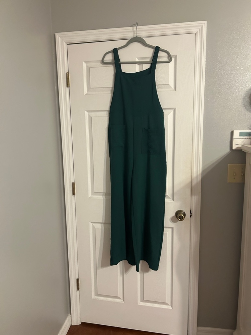 Women's Green Wide-Leg Jumpsuit